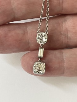 Art Deco  Diamond Pendant