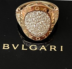 Bvlgari Ring Pavé Diamonds