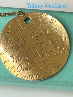 Tiffany  Gold Necklace/Pendant