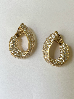 Hoop Diamond Earrings